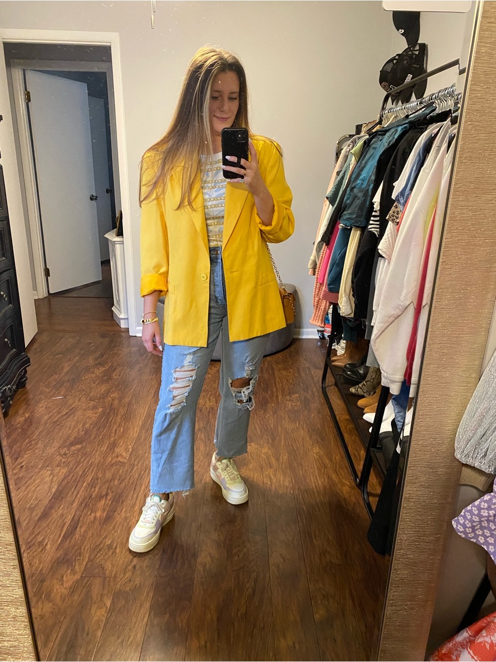 Vintage Yellow Blazer